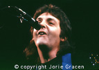 color photo of Paul  singing (image)